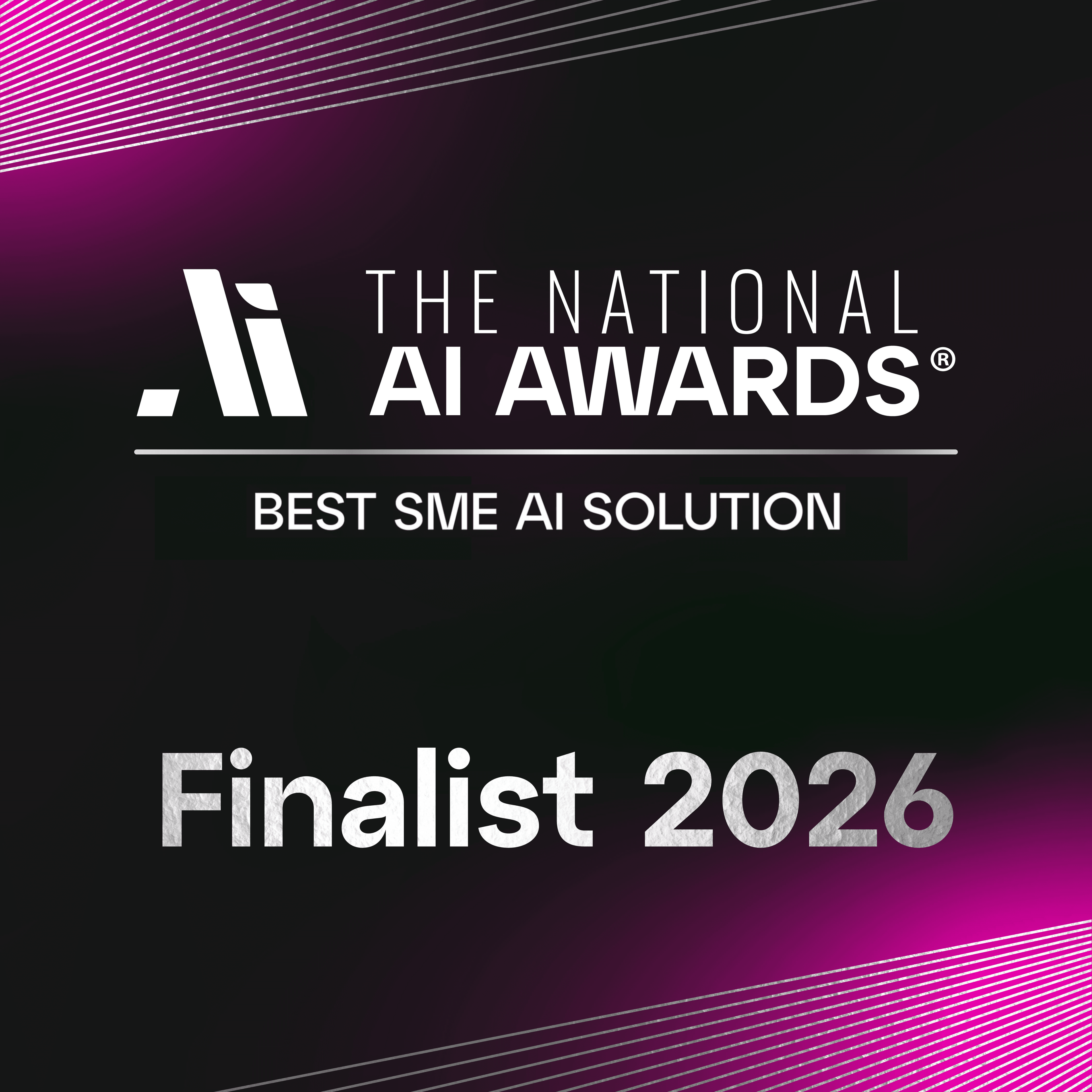 The National AI Awards - Best SME AI Solution Finalist 2026